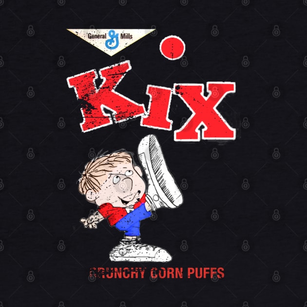 Distressed Vintage Style KiX - Kids love Kix for what Kix has got. Moms love Kix for what Kix has not by offsetvinylfilm